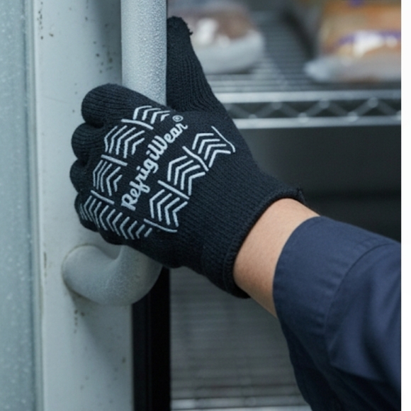 NEW! Refrigiwear Convertible Herringbone mitts sz large NWT - Picture 1 of 7